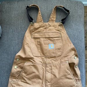 CARHARTT men’s loose fit firm duck insulated overalls